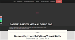 Desktop Screenshot of es.cabinasvistaalgolfo.com