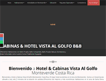 Tablet Screenshot of es.cabinasvistaalgolfo.com
